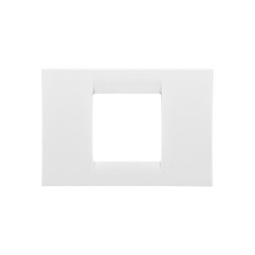 PLACCA VIRNA 2 POSTI BIANCO NUVOLA GEWISS SYSTEM - GEWISS GW22102
