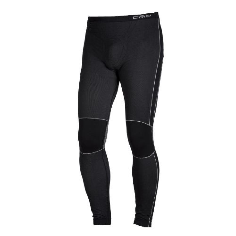 (TG. S-M) CMP Pantaloni termici 3Y97802 Pantaloni, Uomo, Nero, S/M, Nero, S/M -