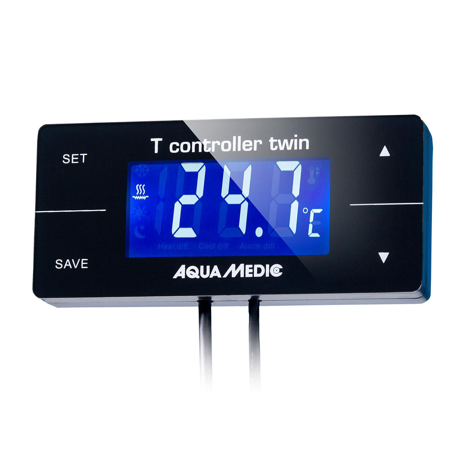 T Controller Twin Controller Con Monitor Digitale Temperature Acquario