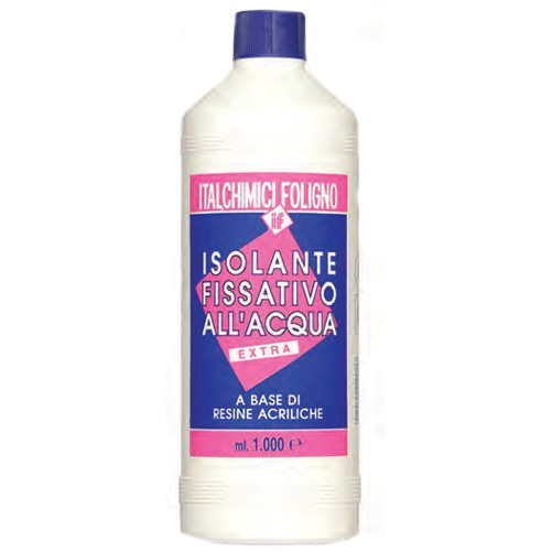 Fissativo Acrilico Extra Lt. 1 Per Pitture Murali All'Acqua Interno Esterno