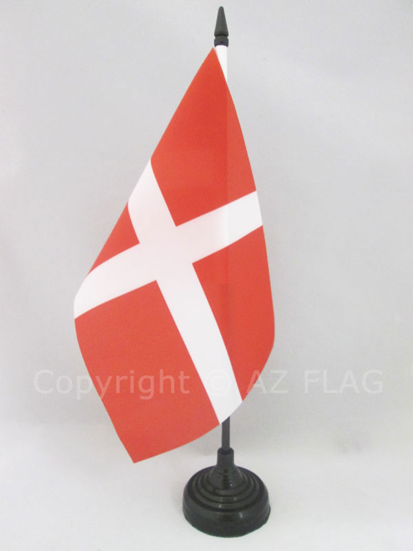 BANDIERA DA TAVOLO SOVRANO MILITARE ORDINE DI MALTA 21x14cm - PICCOLA BANDIERINA