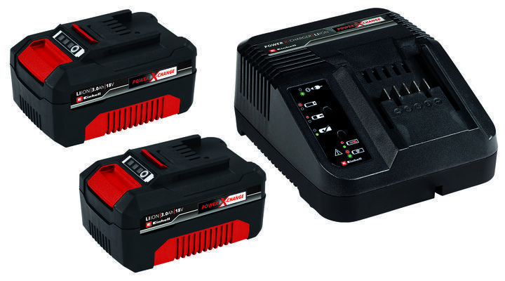 Kit Einhell 2 Batterie 3,0 Ah e Caricabatterie Power X-Change 18V Einhell 451209