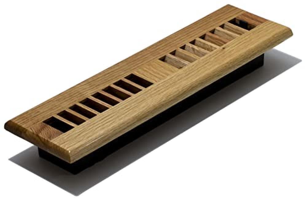 Decor Grates 5,1 cm da 30,5 cm Wood Louver Floor register, WL212-N - NUOVO