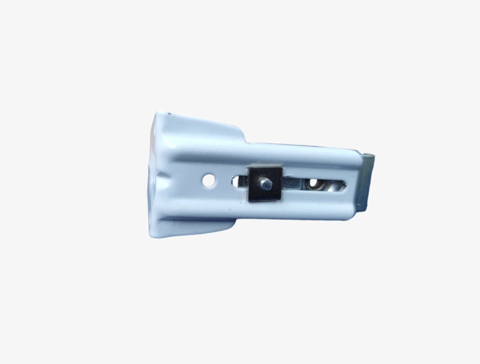 Staffa centrale regolabile 8 cm. supporto bastone americano tenda reggimensola