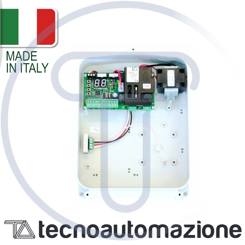 Centrale di comando T011S per scorrevoli basculanti Tecno Automazione KITSR5T