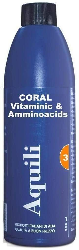AQUILI CORAL VITAMINS &amp; AMINOACIDS 250 ML VITAMINE E AMINOACIDI MARINO