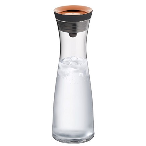 WMF 617706600 Caraffa d'acqua di base, 1.0 l, Altezza 29 cm, Decanter in vetro,