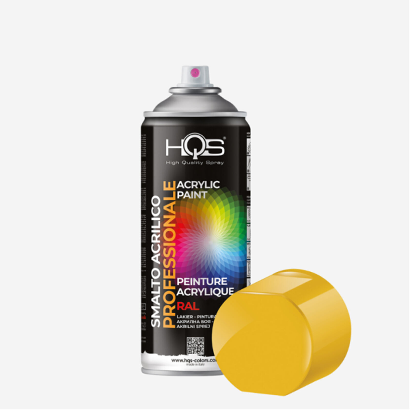 Bomboletta Di Vernice Spray Acrilica 400Ml Giallo Oro RAL 1004
