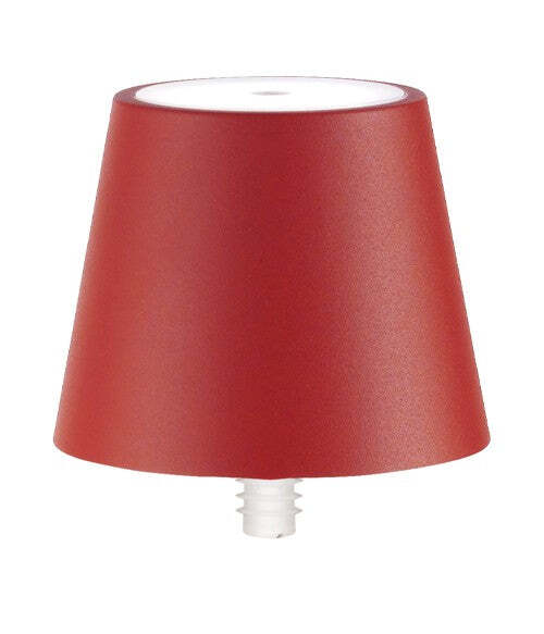Zafferano Poldina Stopper Lampada H 111 Mm D 111 Mm Rosso