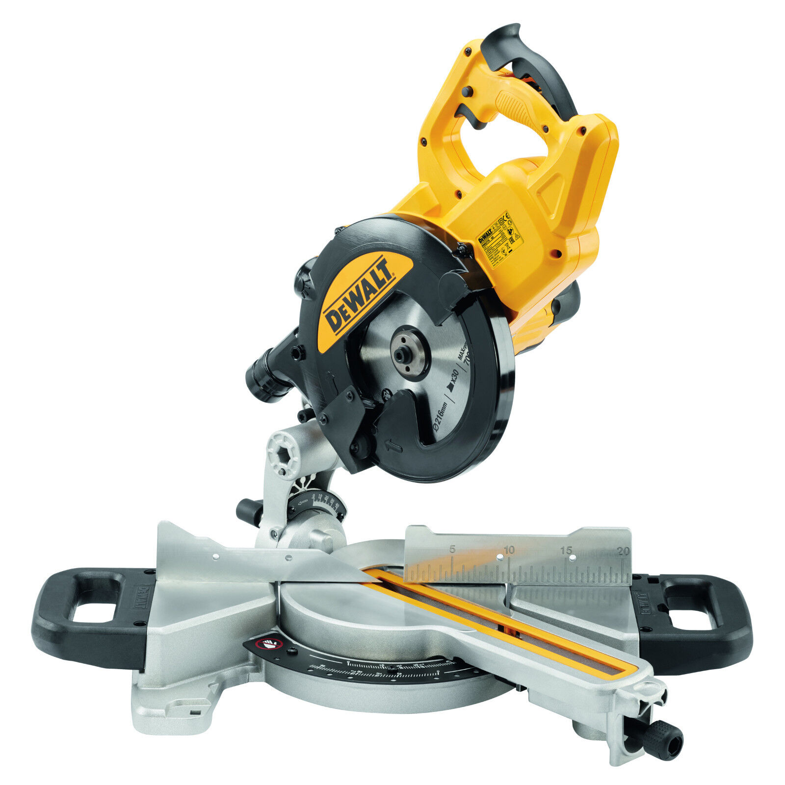 Troncatrice radiale 216 mm 1400 Watt + sistema tracciatura XPS DWS774-QS DEWALT