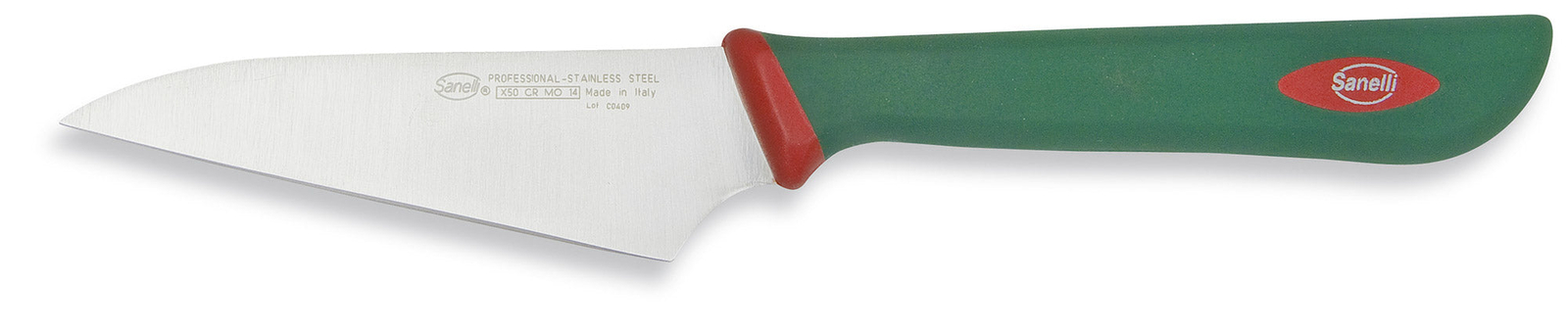 Coltello per Frutta e Verdura Lama 10 cm Manico Antiscivolo Sanelli Premana