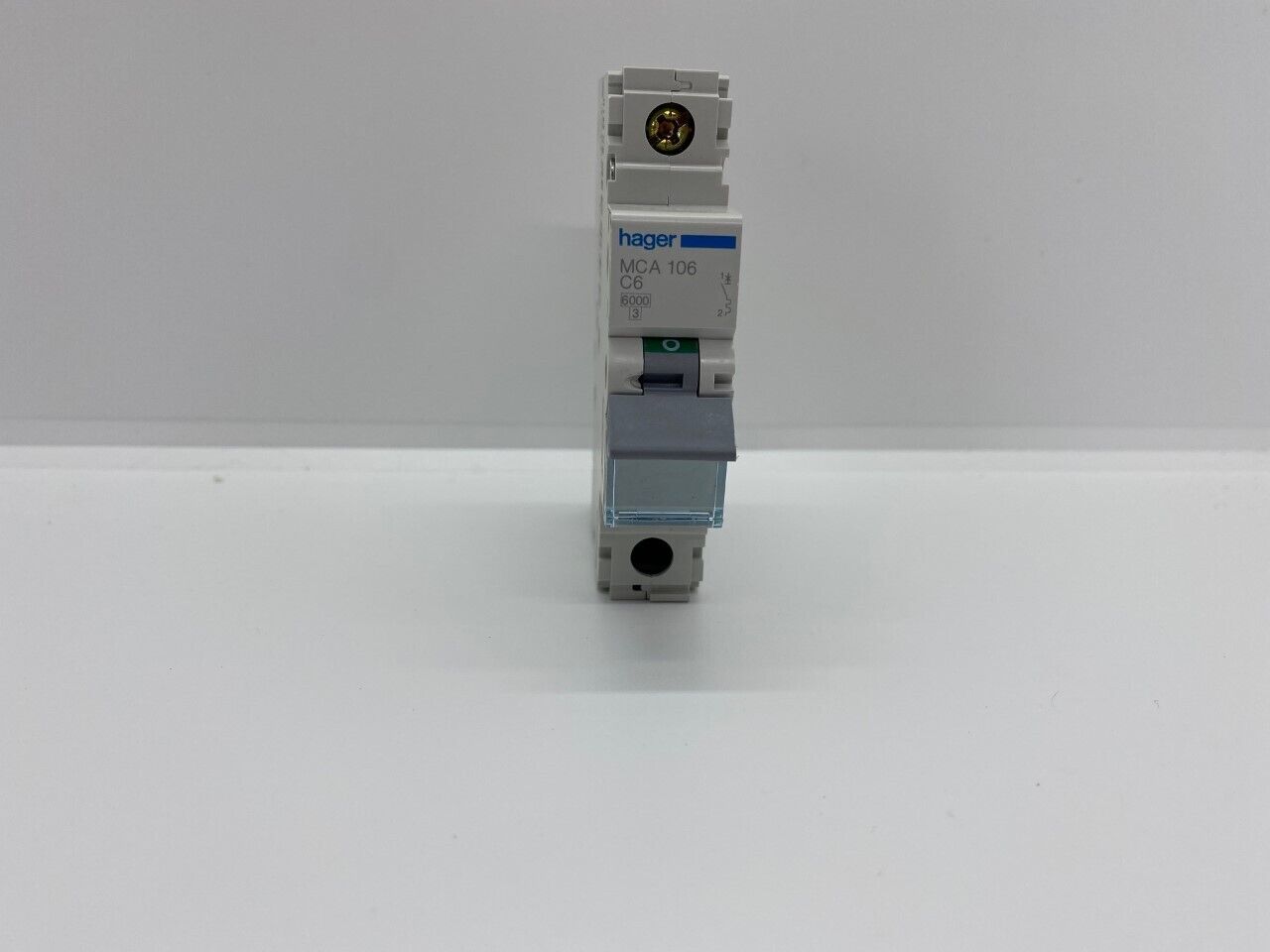 HAGER MCA106 INTERRUTTORE AUTOMATICO MAGNETOTERMICO 6A 6 Ka CURVA C6 1 POLO