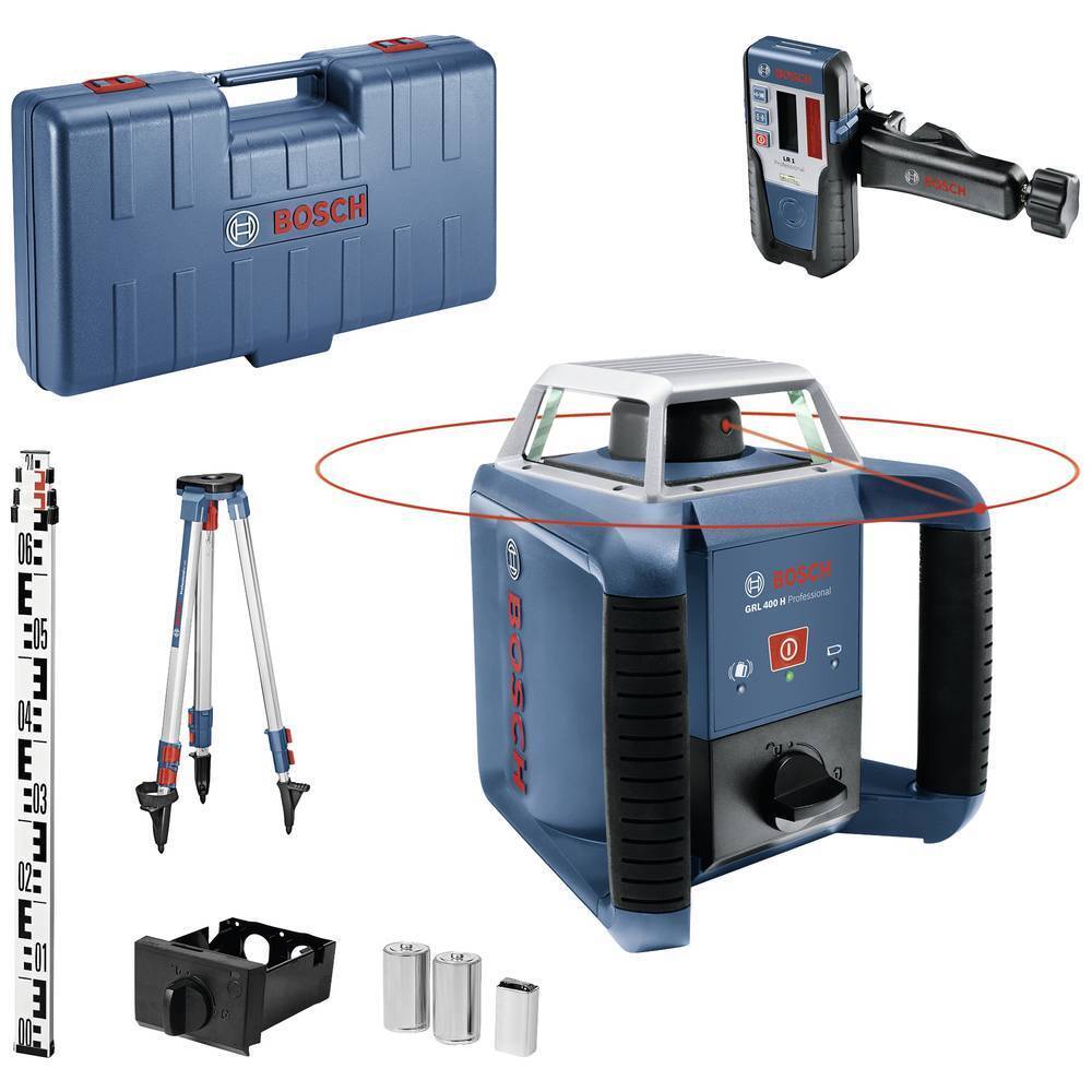 Bosch Professional GRL 400 H Set Laser rotante incl. treppiede, incl.