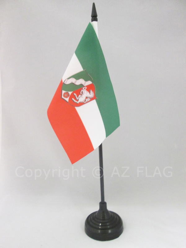 BANDIERA DA TAVOLO RENANIA SETTENTRIONALE-VESTFALIA 15x10cm - PICCOLA BANDIERINA