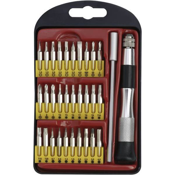 821797 kit inserti di avvitamento 30 parti taglio croce phillips