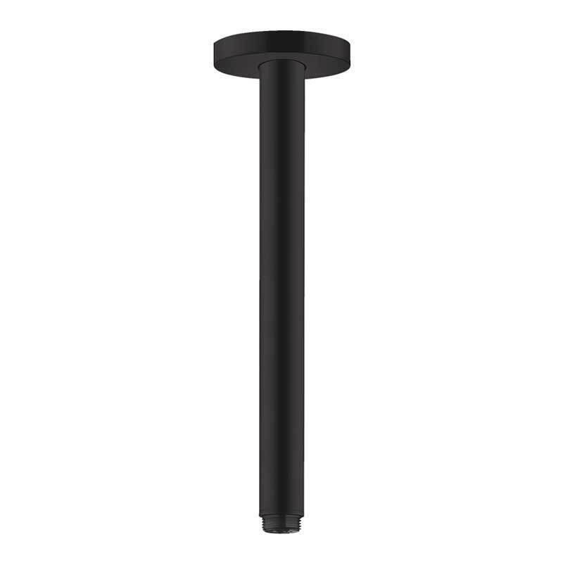Braccio Doccia Hansgrohe S 300 mm a Soffitto Nero Opaco | 27389670 Nero