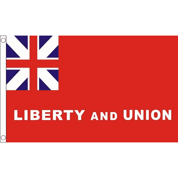 BANDIERA LIBERTY AND UNION TAUTON 150x90cm - BANDIERA LIBERTY AND UNION 90 x 150