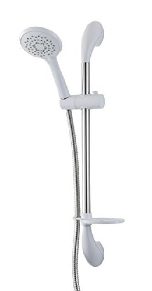 TRITON SHOWERS, Triton Deluxe, Set Manopola doccia, colore: Bianco