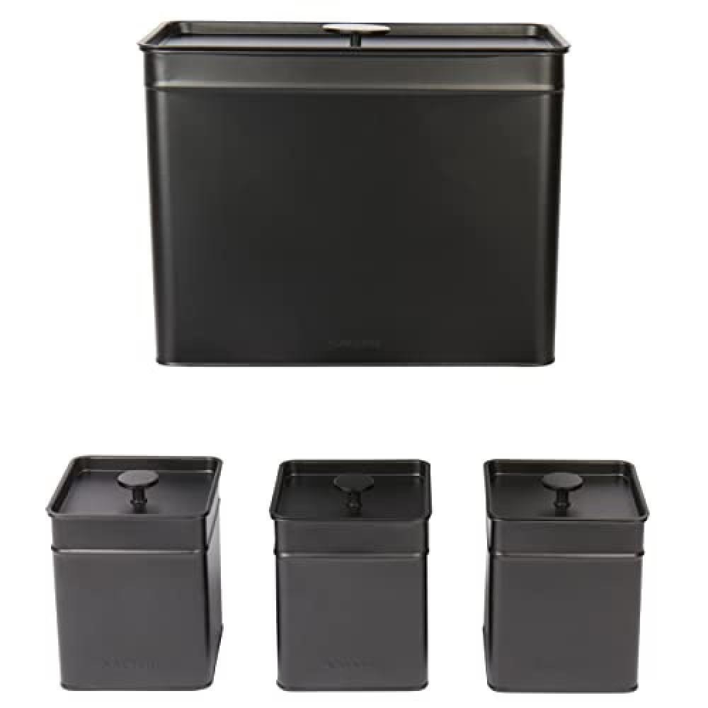Salter BW12614EU7 Kuro Set di 4 contenitori da cucina – Set di 3 contenitori p