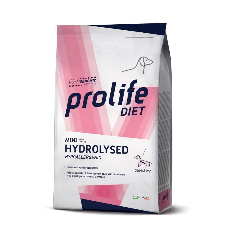 Prolife diet hydrolysed hypoallergenic mini dog 500gr