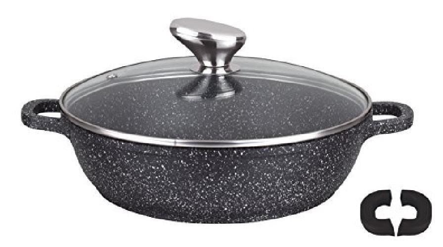 Pradel Excellence Casseruola, Ghisa, Modello Pietra, 36 cm