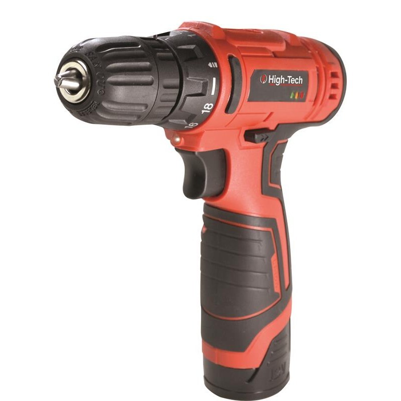 HIGH-TECH TRAPANO AVVITATORE CON BATTERIA 12 V 1300 MAH