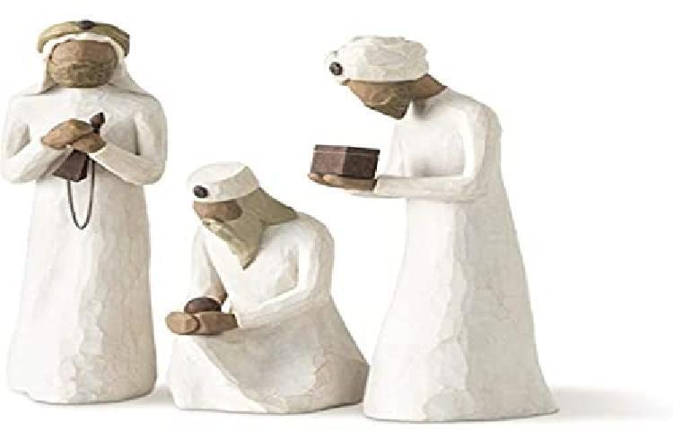 Willow Tree Figurine I Re Magi, Resina, Design di Susan Lordi