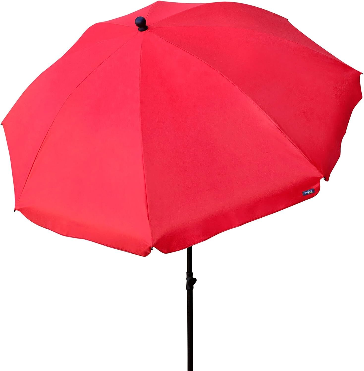 Aktive - ColorBaby 85305, Ombrellone con filtro UV, Diámetro 240 cm, rosso