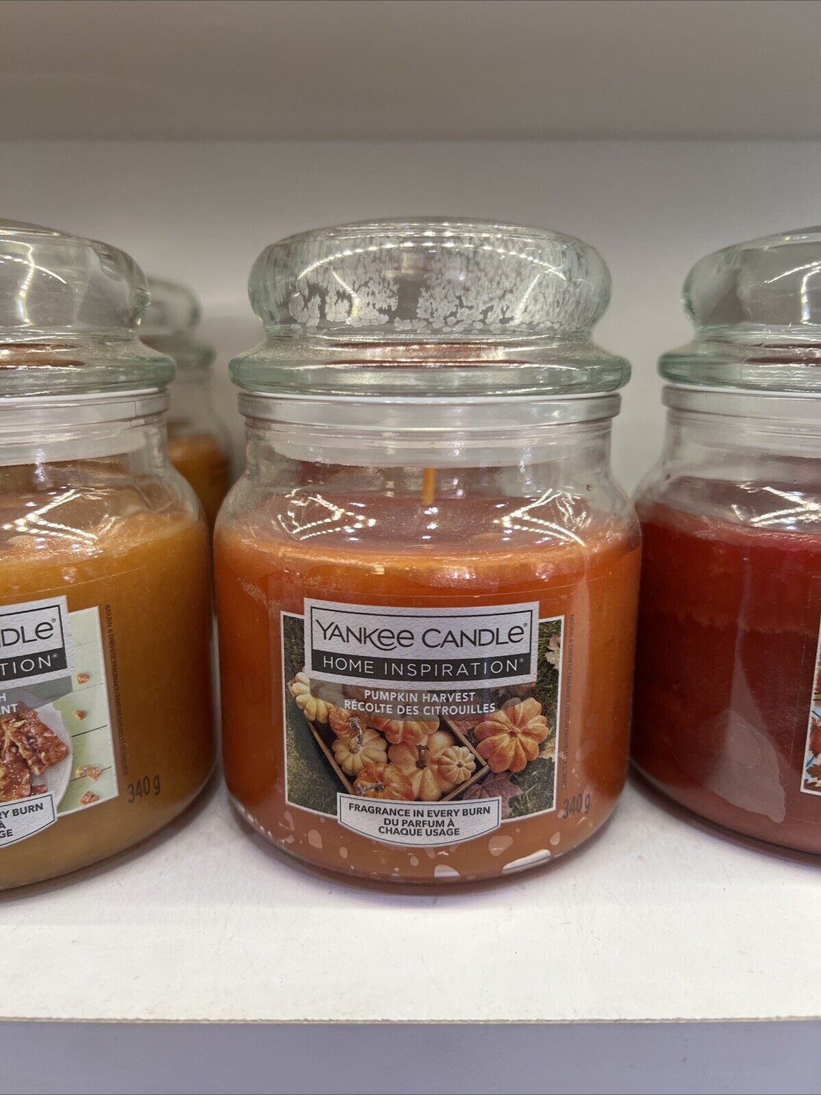 YANKEE CANDLE Pumpkin Harvest 340 Gr. Candela NUOVA DA NEGOZIO!!!