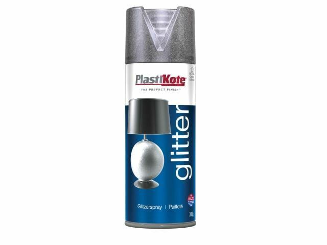 PlastiKote - Spray effetto glitter argento 400ml
