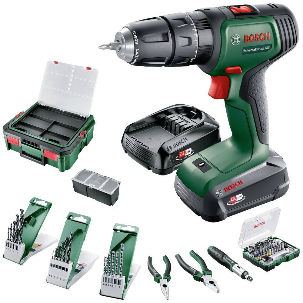 Bosch Home and Garden Universal Impact 18V -Trapano a percussione a batteria