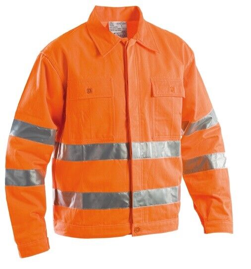 P&P LOYAL - GIUBBOTTO LINEA ALTA VISIBILITA' FUSTAGNO COLORE ARANCIO TAGLIA 4...
