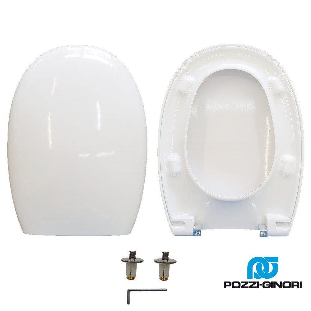 Copriwater Egg Pozzi Ginori termoindurente bianco Soft Close Originale