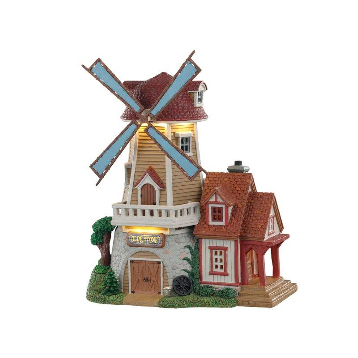 LEMAX Olde Stone Mill decorazione Natale multicolore addobbi natalizi