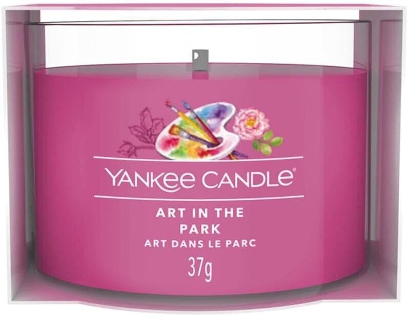 YANKEE CANDLE CANDELA PROFUMATA SIGNATURE VOTIVE VETRO MINI ART IN THE PARK