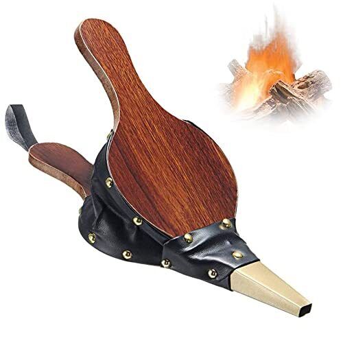 Legno Soffietto Camino, Soffietto Camino, Mantice per Camino, Soffietto (f5J)