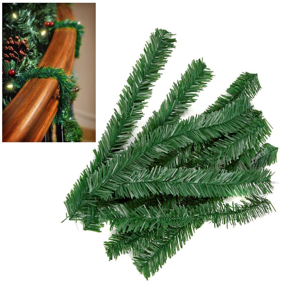 Verde Artificiale Albero di Natale Ghirlanda Filo / Legami - Confezione Di 10