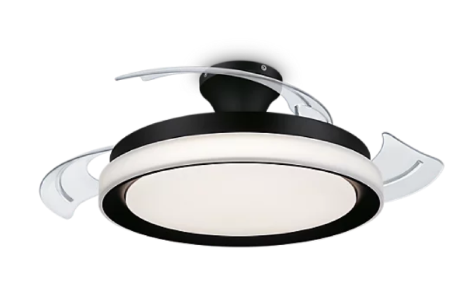 Plafoniera led con ventola Philips Bliss 28+35W 2700/5500/4000K nero - 27910000