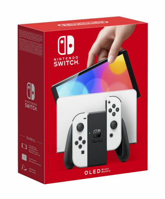 NEW NINTENDO SWITCH OLED JOY WHITE GARANZIA ITALIA