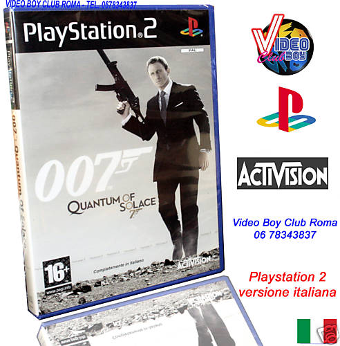 007 QUANTUM OF SOLACE NUOVO VERSIONE ITALIANA SONY PS2