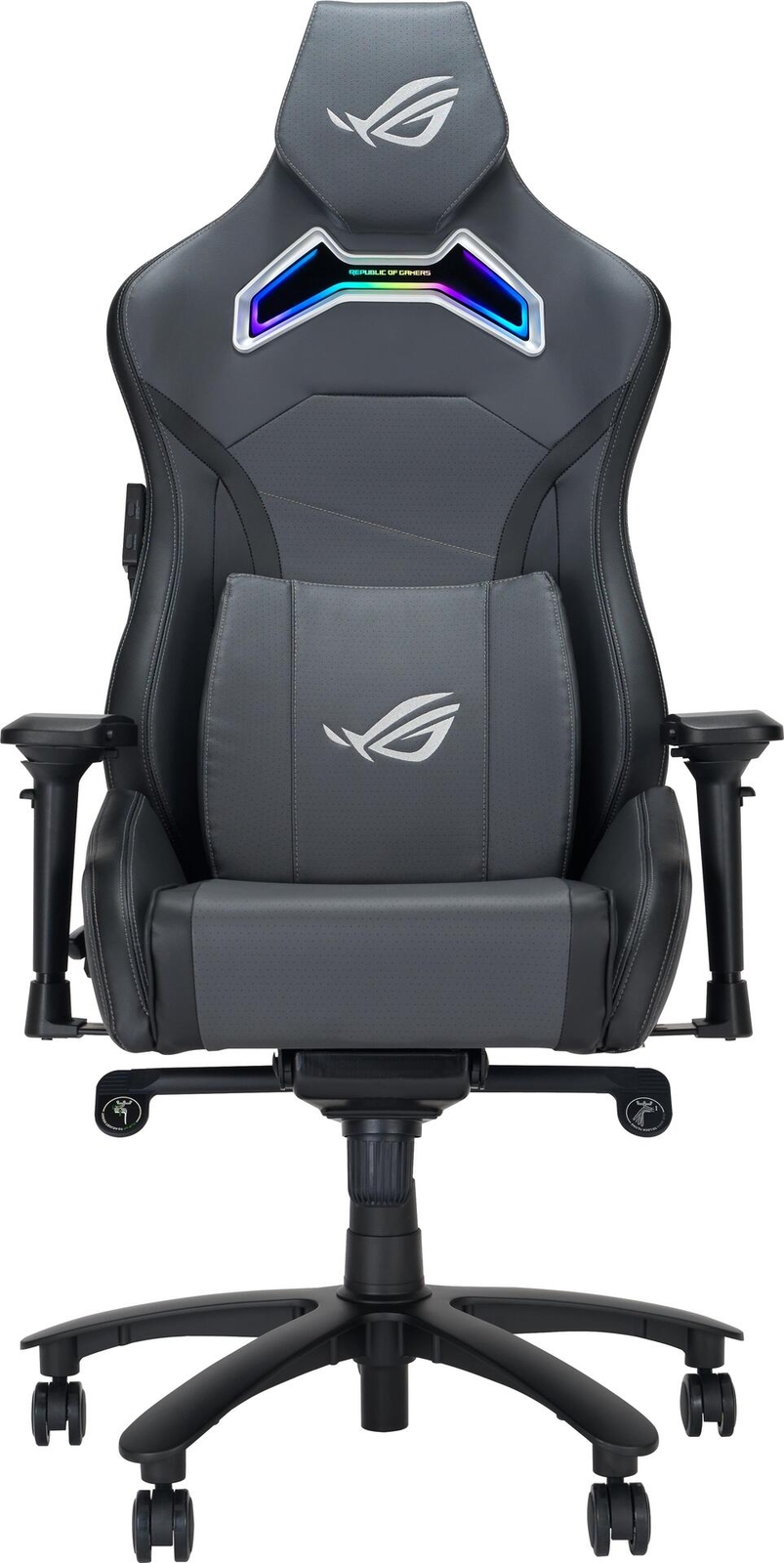 ASUS ROG Chariot X Universal-Gamingstuhl Gepolsterter - ausgestopfter Sitz Grau