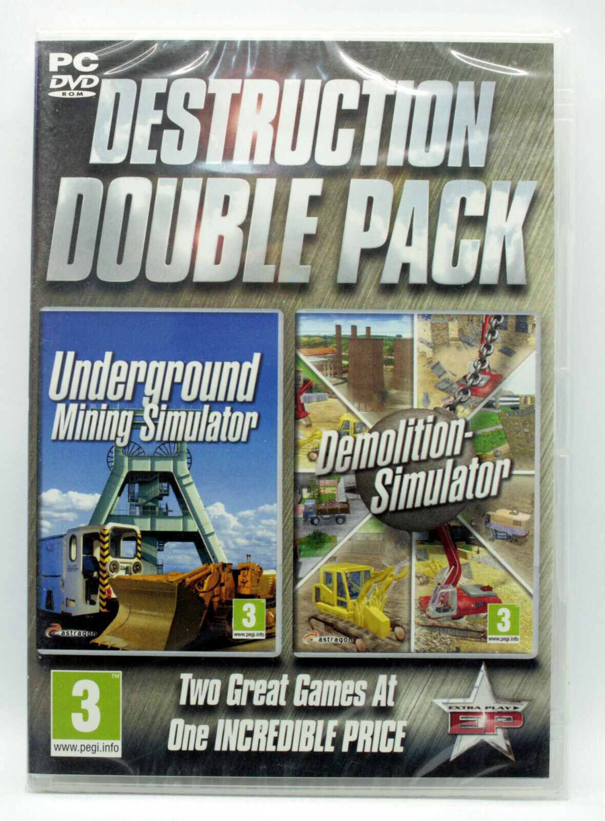 DESTRUCTION DOUBLE PACK - UNDERGROUND MINING SIMULATOR + DEMOLITION PC 73479