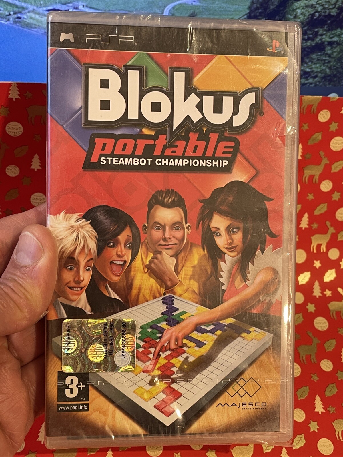 SONY PLAYSTATION PSP BLOKUS STEAMBOT CHAMPIONSHIP PAL ITA NUOVO SIGILLATO SEALED
