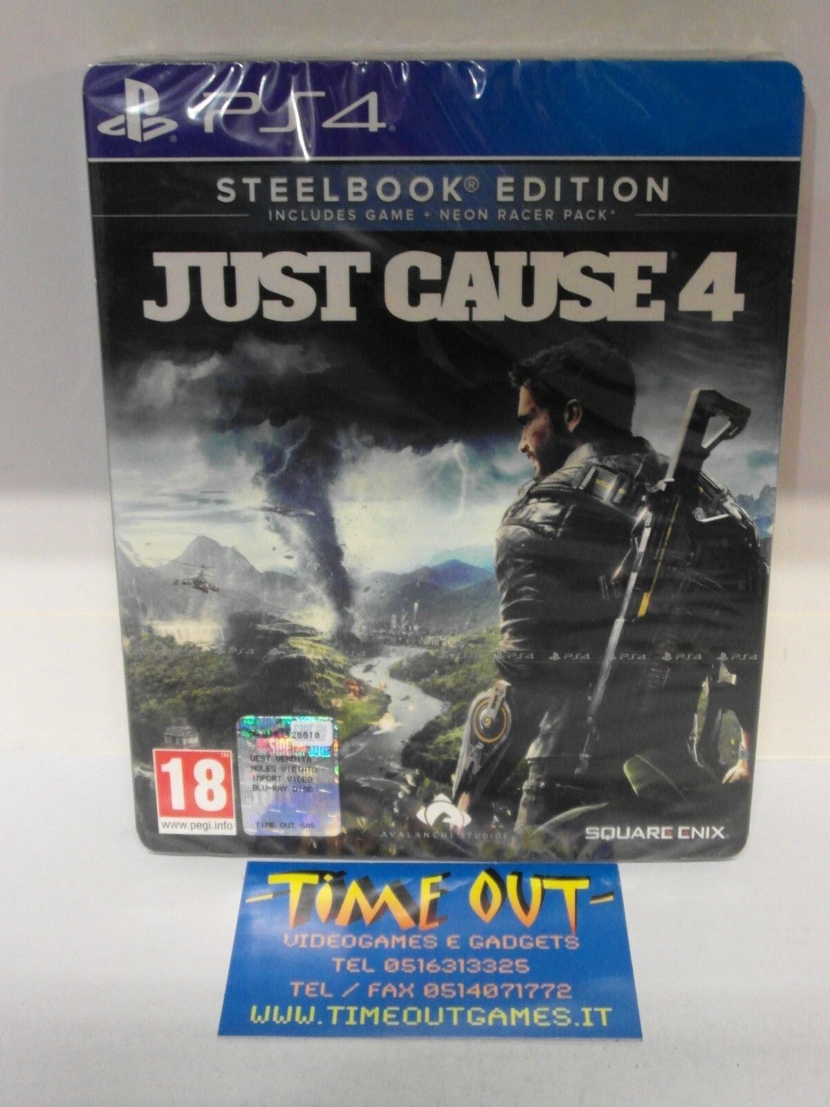 JUST CAUSE 4 STEELBOOK EDITION SONY PLAYSTATION 4 PS4 IN ITALIANO NUOVO