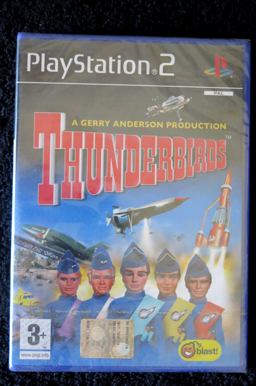 PS2 : THUNDERBIRDS - Nuovo, sigillato, ITA ! Basato sulla classica serie tv !