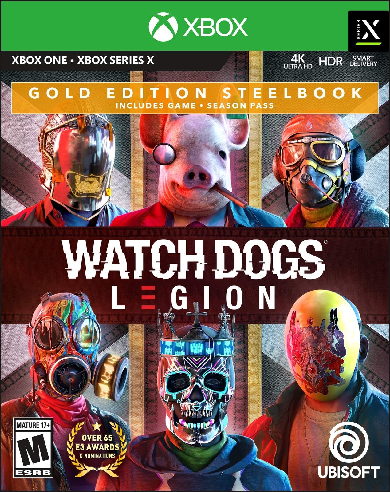 Watch Dogs Legion - Xbox One Gold Steelbook Edition Edition (Microsoft Xbox One)