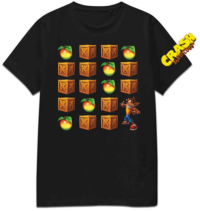 T-Shirt Crash Bandicoot Apple Crate Tee M