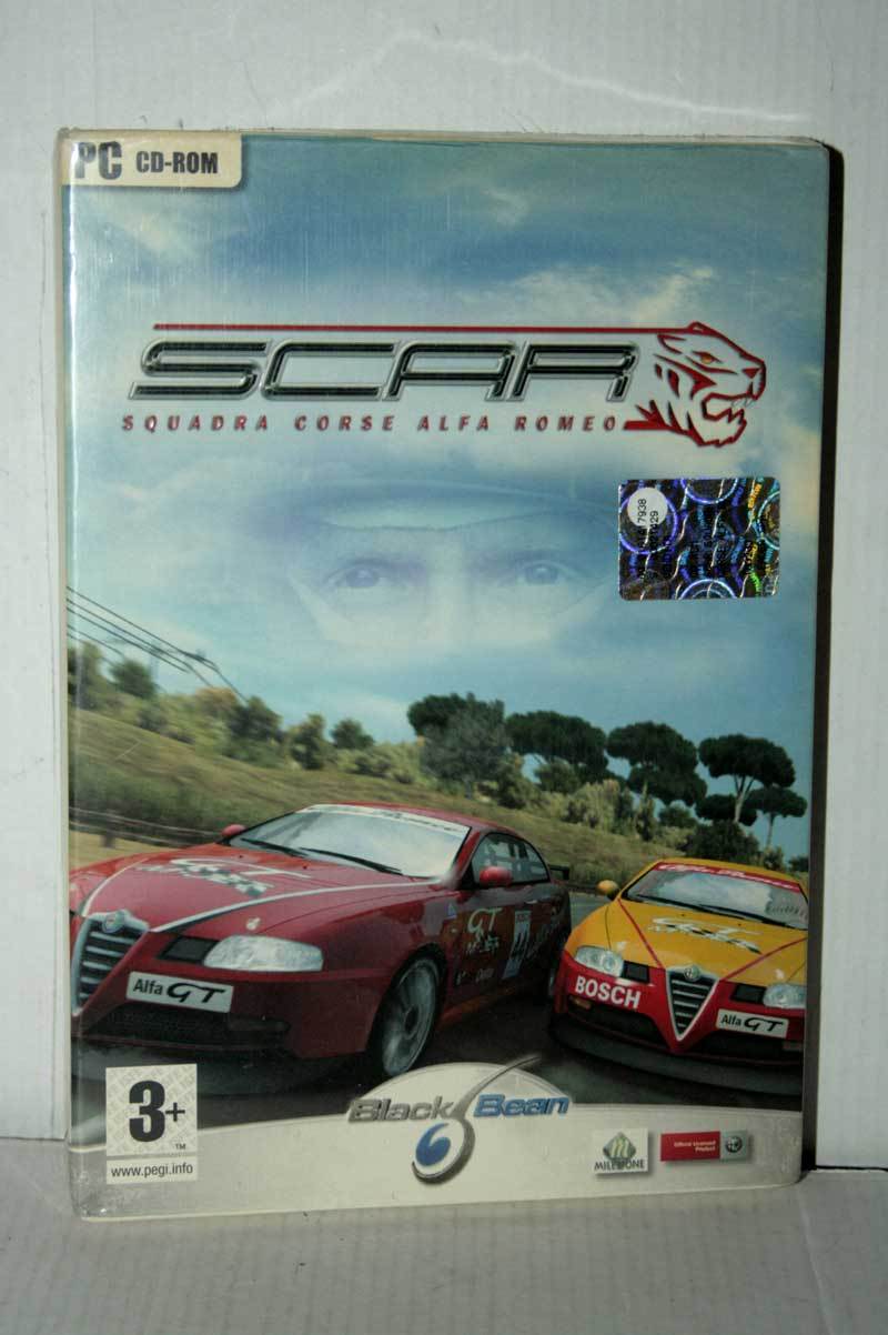 SCAR SQUADRA CORSE ALFA ROMEO GIOCO NUOVO PC CD ROM VERSIONE ITALIANA RS2 41424