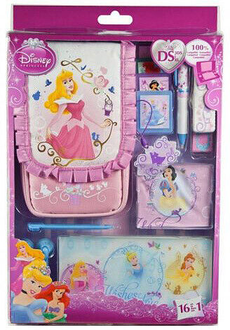Accessory Kit Disney Princess 16 pcs for All Nintendo DS (3DS + XL / Dsi + XL)
