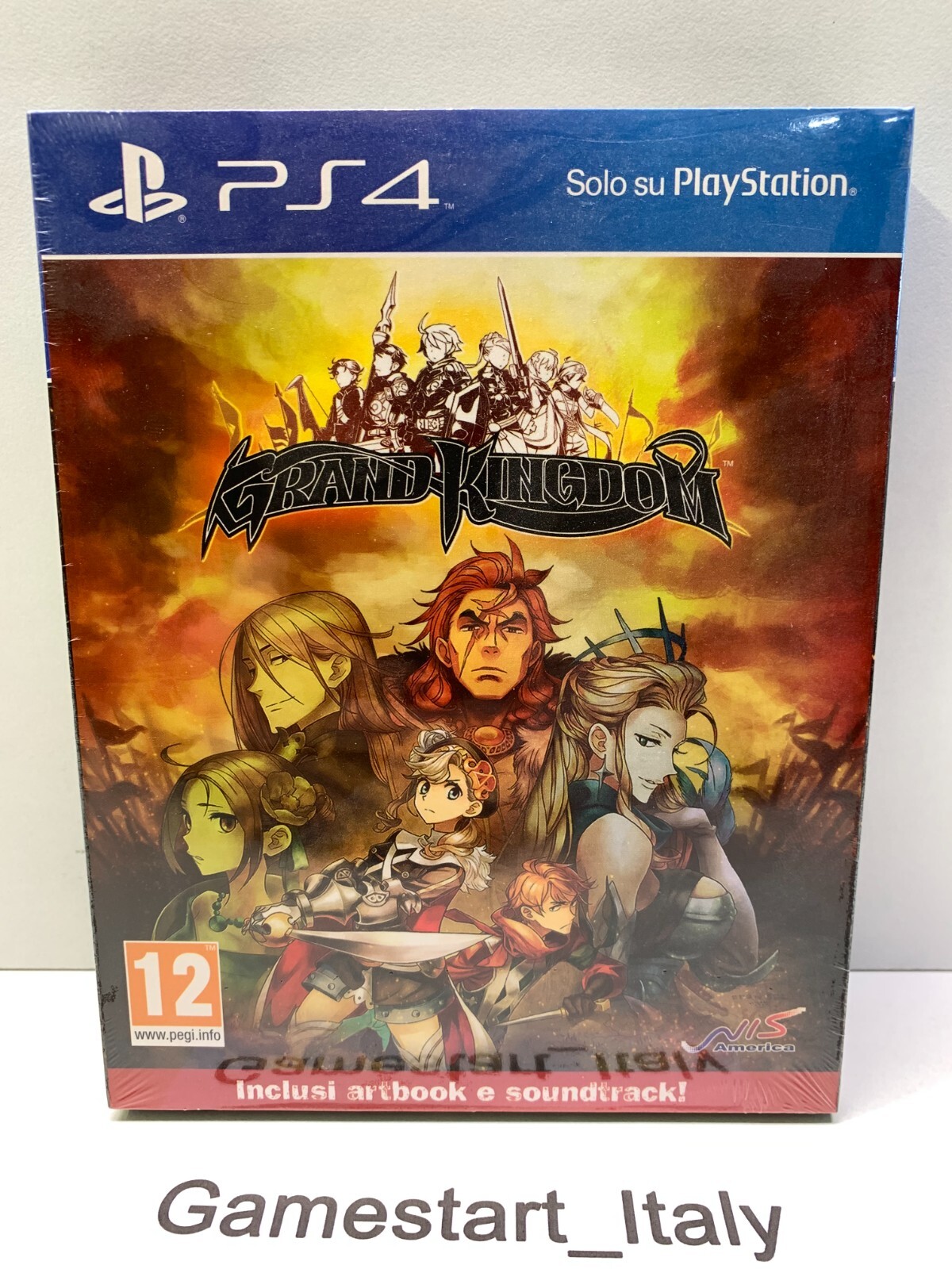 GRAND KINGDOM + ARTBOOK & SOUNDTRACK - SONY PS4 - NUOVO SIGILLATO PAL VERSION